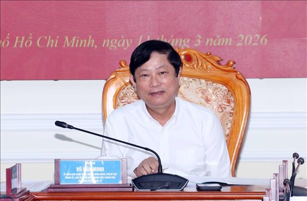 Chủ tịch Ủy ban bầu cử Thành phố Hồ Chí Minh Võ Văn Minh, đảm bảo công tác tổ chức bầu cử dân chủ, đúng luật và an toàn