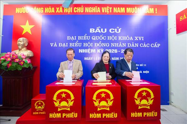 Ngày bầu cử Quốc hội khóa XVI và Hội đồng nhân dân các cấp nhiệm kỳ 2026–2031 tại Hà Nội