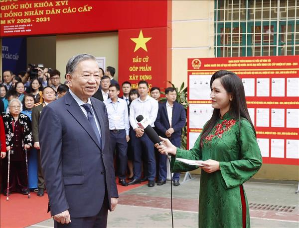 トー・ラム書記長「国民が主権を行使する国の祭典」