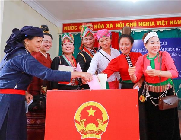 Dòng chảy lịch sử tiếp nối trong từng lá phiếu