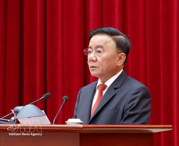 越共十四大筹备与组织服务工作总结会议在河内召开