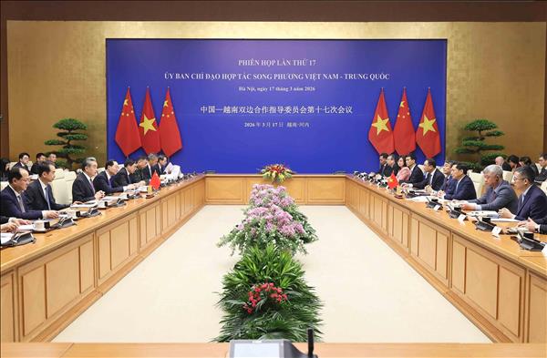 Phiên họp lần thứ 17 Ủy ban Chỉ đạo hợp tác song phương Việt Nam - Trung Quốc
