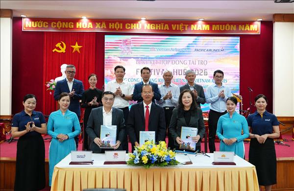 Vietnam Airlines, Pacific Airlines named official carriers of Hue Festival 2026