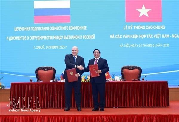 Visite du PM Pham Minh Chinh pour approfondir le partenariat stratégique global Vietnam-Russie