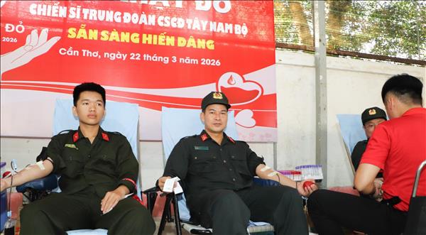 Lan tỏa phong trào hiến máu tình nguyện trong lực lượng vũ trang và nhân dân ​
