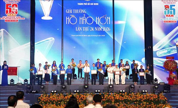 Vinh danh 9 tập thể đạt Giải thưởng Hồ Hảo Hớn năm 2026