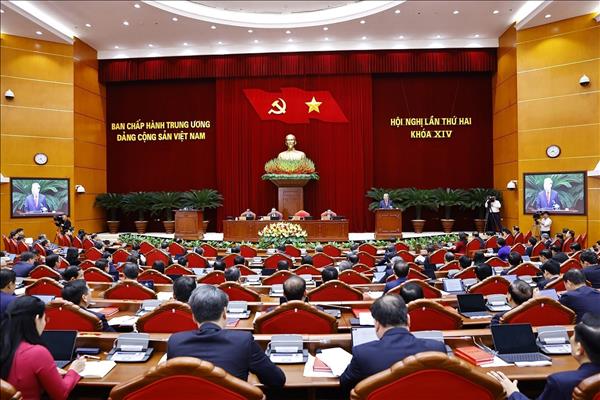 Ouverture du 2e Plénum du Comité central du Parti du 14e mandat