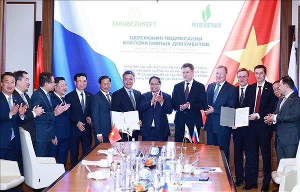 Thủ tướng Phạm Minh Chính thăm, làm việc với đối tác hàng đầu của Việt Nam về dầu khí