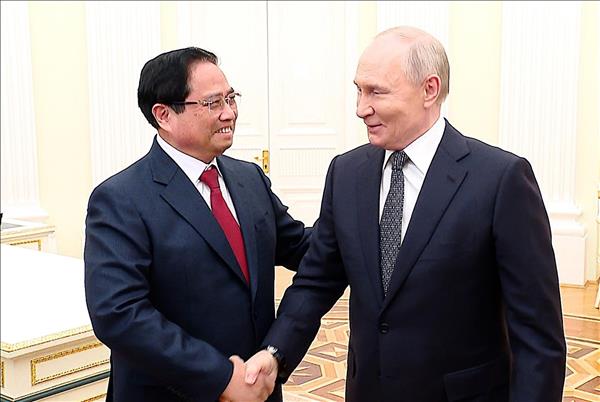 Vietnamese Prime Minister meets Russian President in Moscow