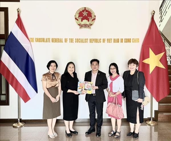 Thúc đẩy sớm thành lập Trung tâm Việt Nam học tại Đại học Khon Kaen, Thái Lan