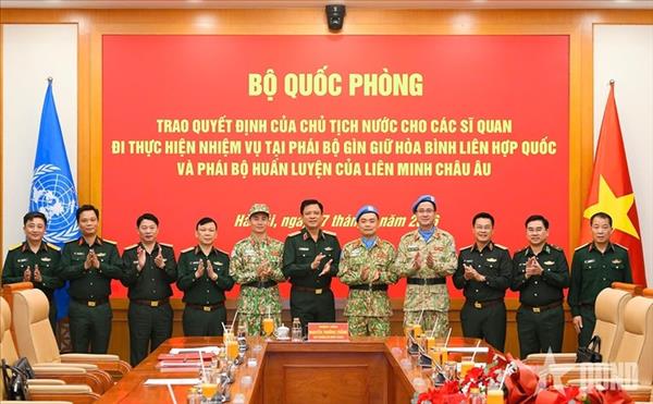 វៀតណាមដាក់ពង្រាយនាយទាហានប្រតិបត្តិការយោធារួមគ្នាទៅកាន់ UNISFA ជាលើកដំបូង