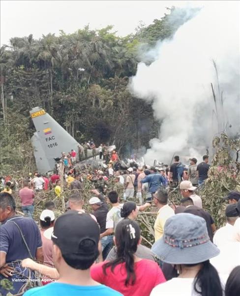 Condolences extended to Colombia over military transport plane crash