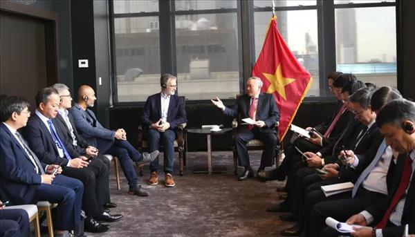 Vicepremier vietnamita se reúne con líderes de la ONU y destacadas corporaciones estadounidenses
