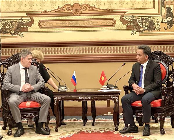 Thúc đẩy hợp tác giữa Thành phố Hồ Chí Minh với các địa phương của Liên bang Nga