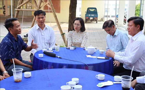 Gần dân, sát dân, hiểu dân qua mô hình Buổi sáng với nhân dân ở Nha Bích