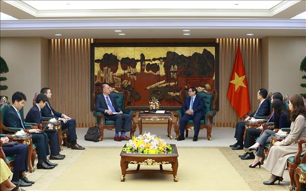 Thủ tướng Phạm Minh Chính tiếp Đoàn cán bộ Quỹ tiền tệ Quốc tế (IMF)
