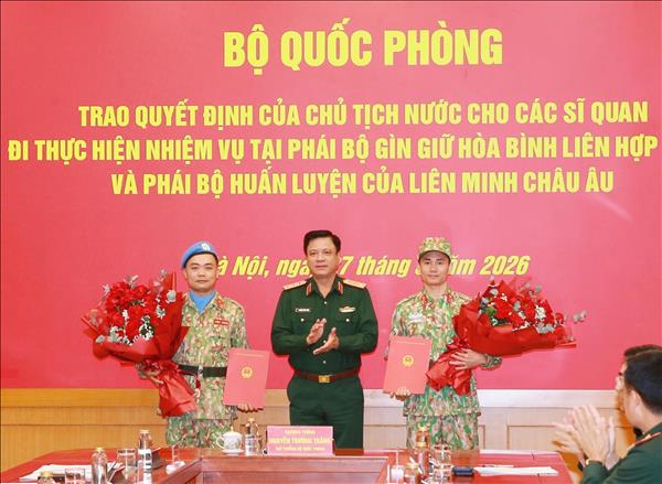 Lần đầu tiên Việt Nam có sĩ quan Tác chiến quân sự hỗn hợp tại UNISFA