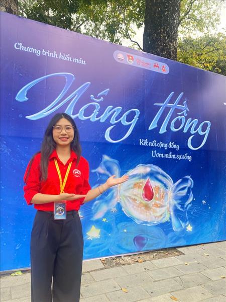 献血 青年月間における若者の美しい行動