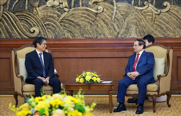 팜 밍 찡 총리, 주베트남 일본 대사 접견