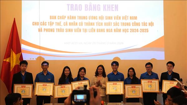 Tuổi trẻ Việt Nam tại LB Nga tự hào truyền thống, vững bước tương lai