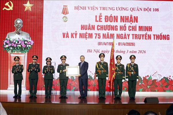 Party chief urges Military Central Hospital 108 to become model in healthcare