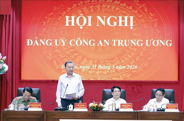 Party leader calls for effective implementation of national security protection tasks in new context