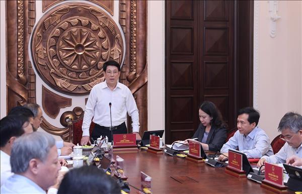 Chủ tịch nước chủ trì giao ban thường kỳ với Văn phòng Chủ tịch nước