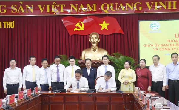 UBND thành phố Cần Thơ và Tập đoàn TT ký thỏa thuận hợp tác