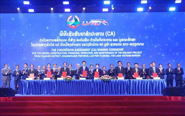 Lào thúc đẩy hiện thực hóa tuyến đường sắt kết nối với Việt Nam