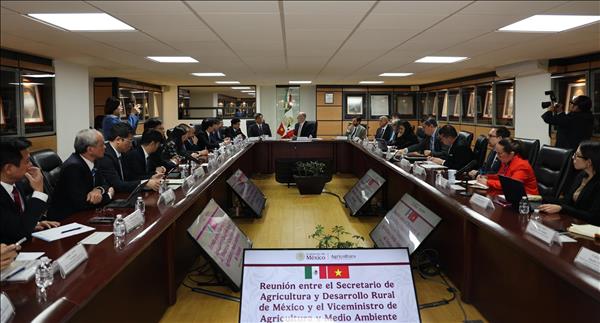 ជំរុញកិច្ចសហប្រតិបត្តិការកសិកម្មវៀតណាម-ម៉ិកស៊ិកប្រកបដោយចីរភាពនិងជាក់ស្តែង