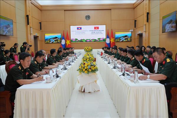 Đối thoại Chính sách Quốc phòng Việt Nam - Lào lần thứ 6