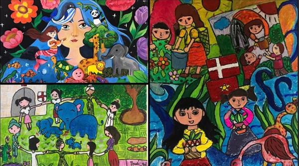 Le Danemark dans mes yeux, les artistes en herbe voient lavenir en vert