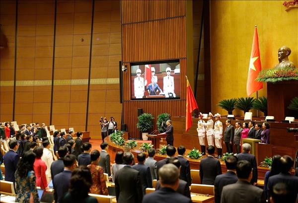 Lễ tuyên thệ nhậm chức của Thủ tướng Chính phủ Lê Minh Hưng