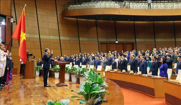 Lễ tuyên thệ nhậm chức của Thủ tướng Chính phủ Lê Minh Hưng