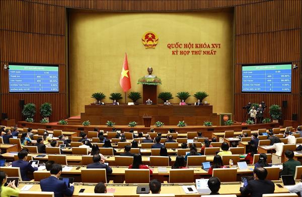 Thông cáo báo chí số 03 Kỳ họp thứ Nhất, Quốc hội khóa XVI