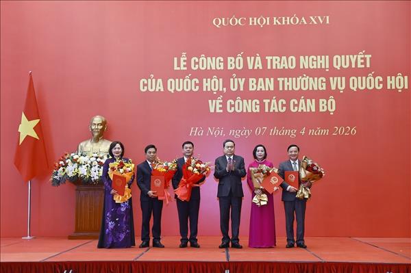 NA Chairman attends ceremony announcing personnel resolutions