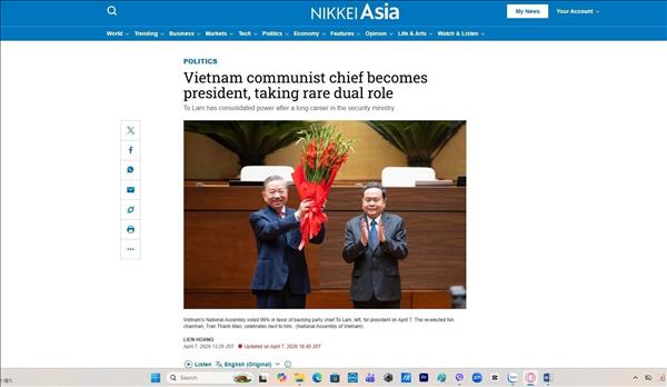 Truyền thông Nhật Bản: Việt Nam theo đuổi tăng trưởng và cân bằng chiến lược