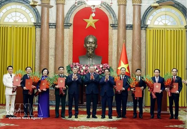 Congratulations flow in for newly elected Vietnamese leaders