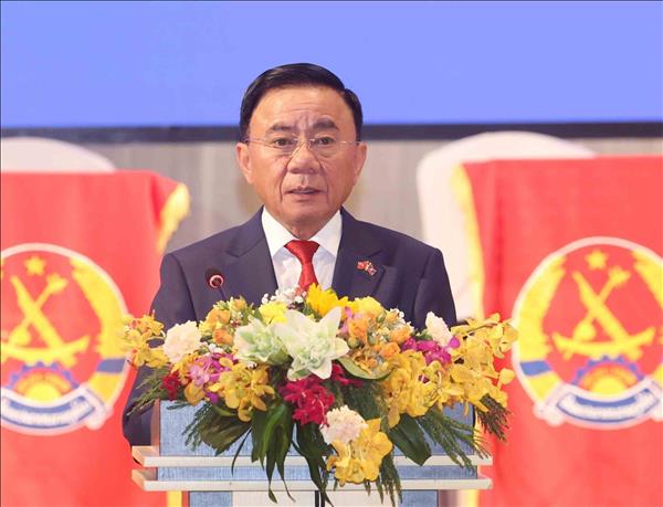 Chiêu đãi trọng thể chào mừng Ủy viên Bộ Chính trị, Thường trực Ban Bí thư Trần Cẩm Tú cùng Đoàn đại biểu cấp cao Việt Nam