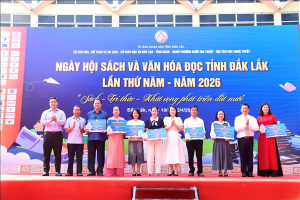Khai mạc Ngày Sách và Văn hóa đọc tỉnh Đắk Lắk với chuỗi hoạt động đặc sắc