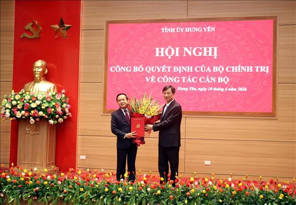 Đồng chí Phạm Quang Ngọc giữ chức Bí thư Tỉnh ủy Hưng Yên