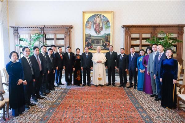 マン国会議長、ローマ教皇レオ14世と会見