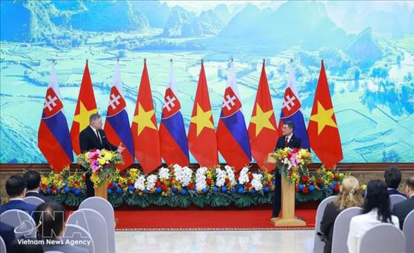 Vietnam y Eslovaquia establecen asociación estratégica