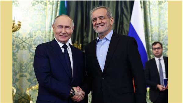 ທ່ານປະທານາທິບໍດີ ລັດເຊຍ ແລະ ອີຣານ ແລກປ່ຽນກ່ຽວກັບສະພາບການຢູ່ ຕາເວັນອອກກາງ