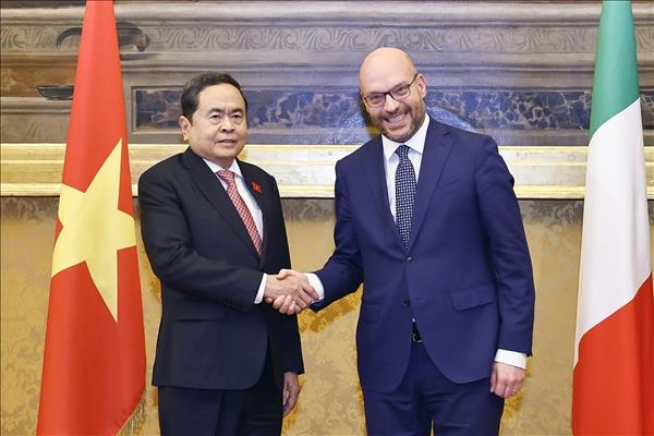 Chủ tịch Quốc hội Trần Thanh Mẫn kết thúc tốt đẹp chuyến thăm Cộng hòa Italy