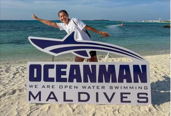 Former Vietnamese swimming star Anh Vien secures four golds at Oceanman Maldives