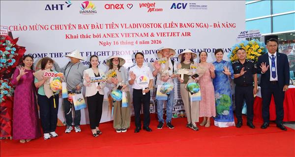 Đà Nẵng đón chuyến bay đầu tiên từ Vladivostok