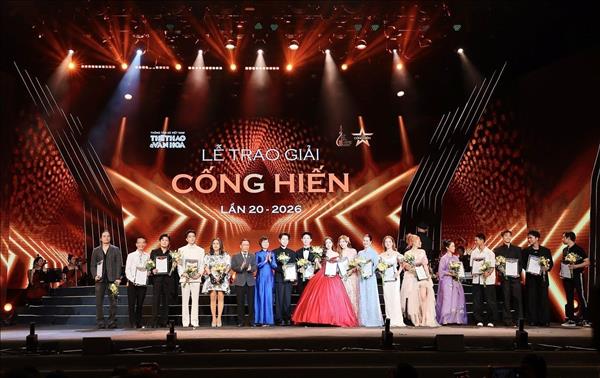 Lễ trao giải Cống hiến lần thứ 20 - 2026: Dấu mốc hai thập niên tôn vinh sáng tạo nghệ thuật và thể thao