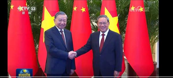 Truyền thông Trung Quốc đưa tin đậm nét về các hoạt động hội đàm, hội kiến của Tổng Bí thư, Chủ tịch nước Tô Lâm với các nhà lãnh đạo Trung Quốc