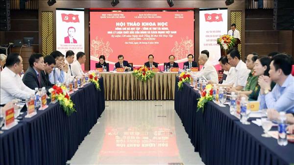 Tổng Bí thư Hà Huy Tập là Ngọn đuốc lý luận của Cách mạng Việt Nam